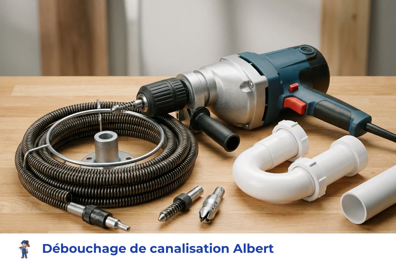 Débouchage de canalisation à Albert