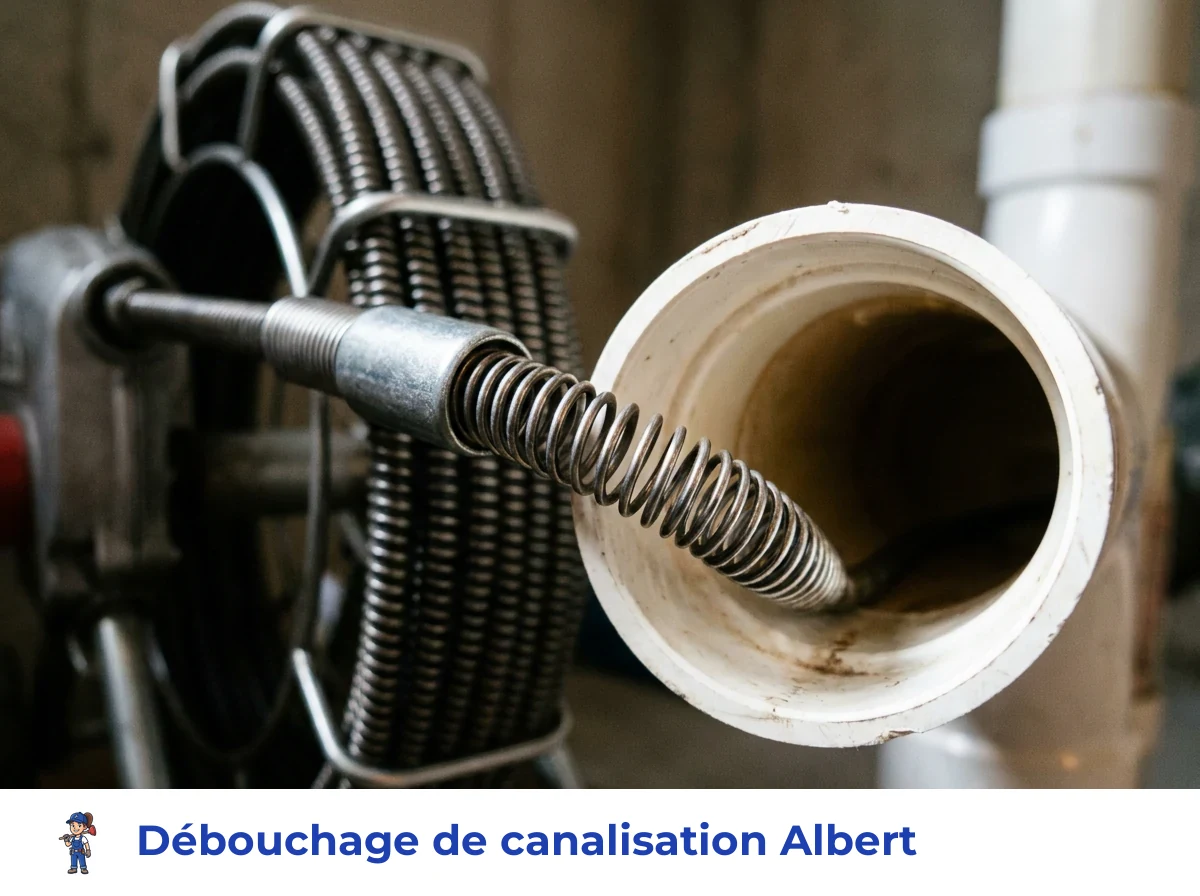 Débouchage de canalisation à Albert