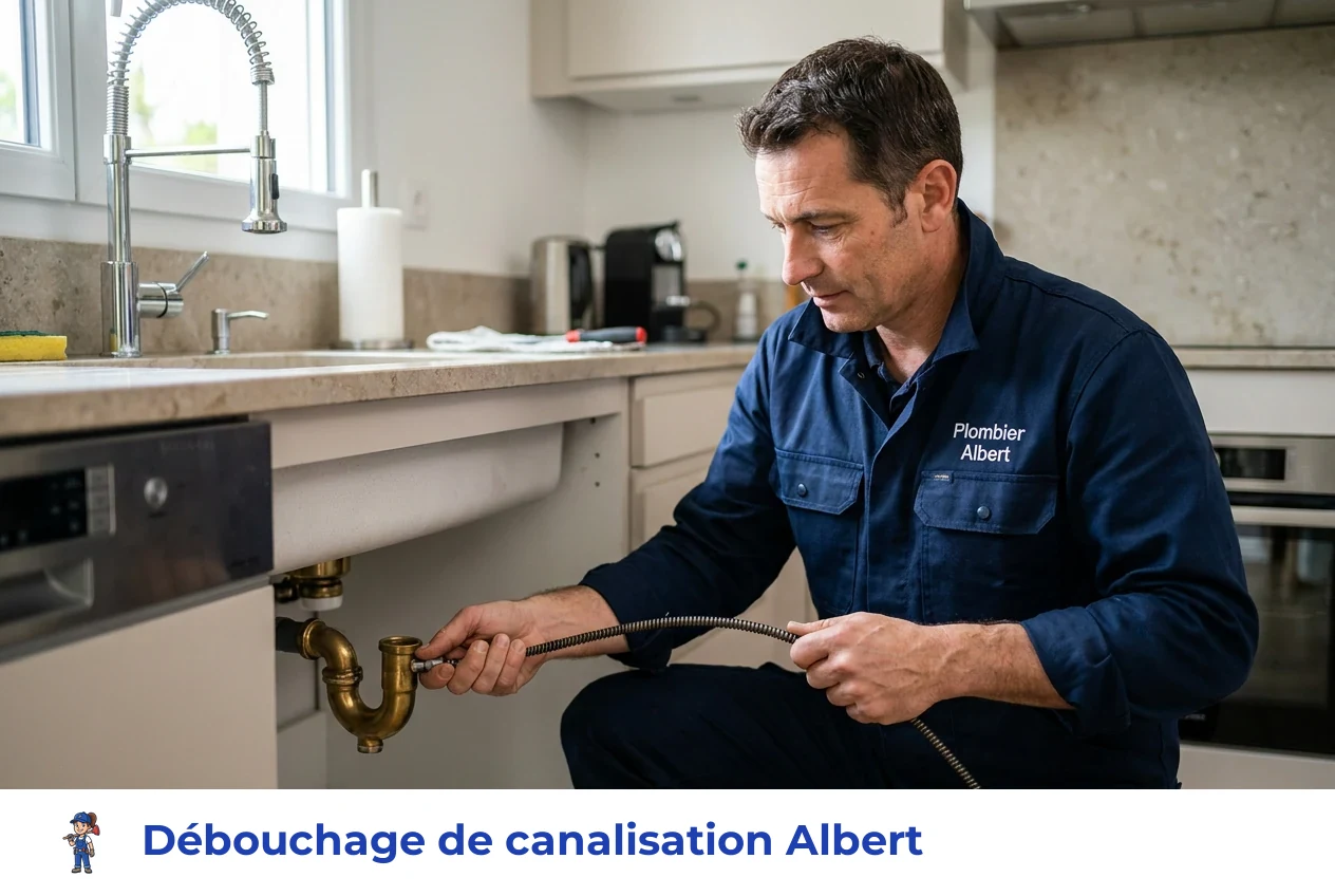 Débouchage de canalisation à Albert