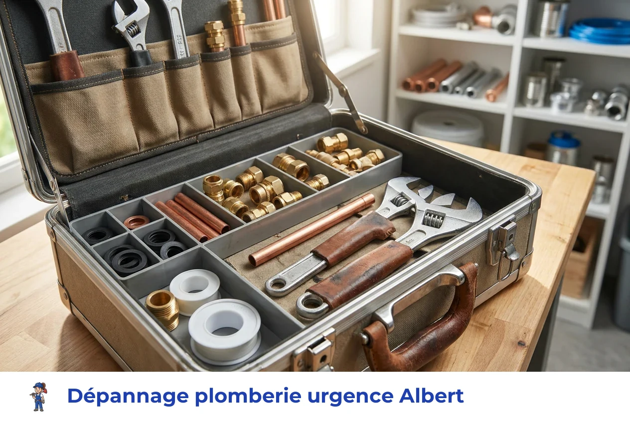 Dépannage plomberie urgence à Albert
