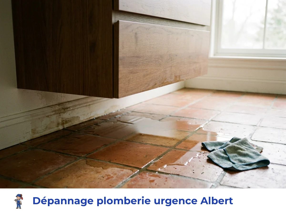 Dépannage plomberie urgence à Albert