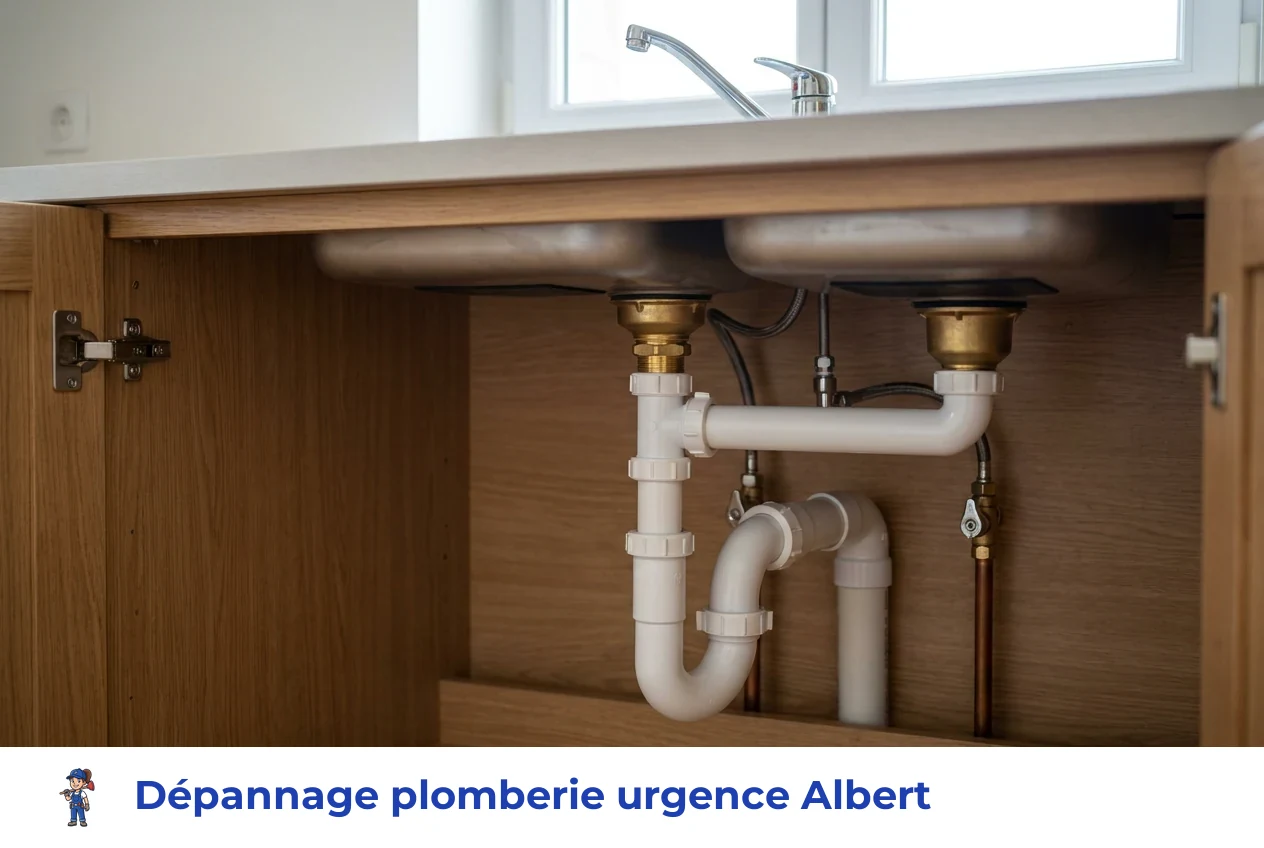 Dépannage plomberie urgence à Albert