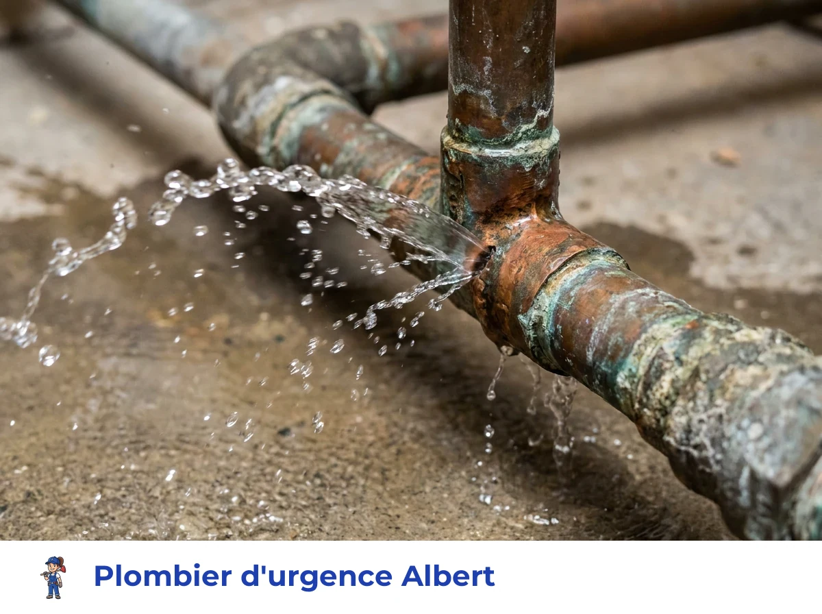 Plombier d'urgence à Albert