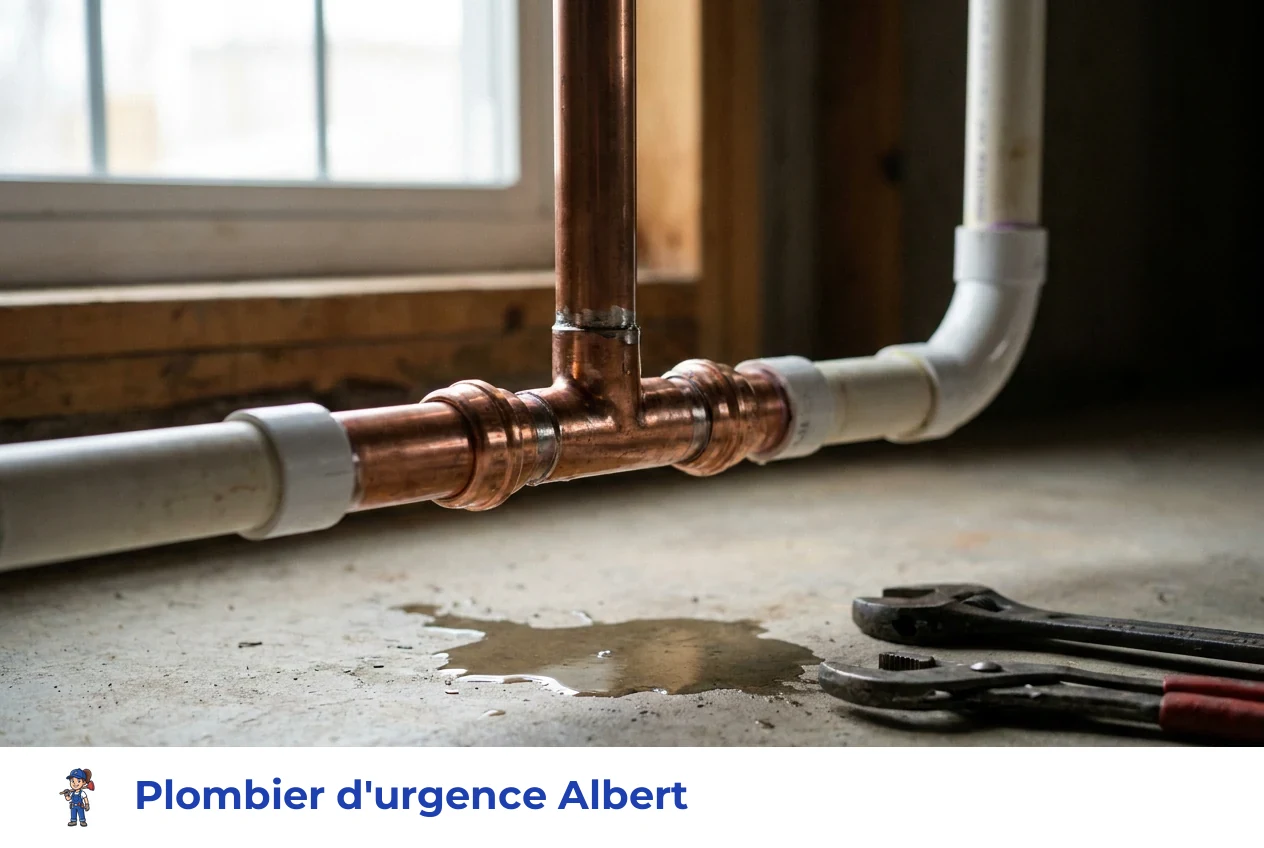 Plombier d'urgence à Albert