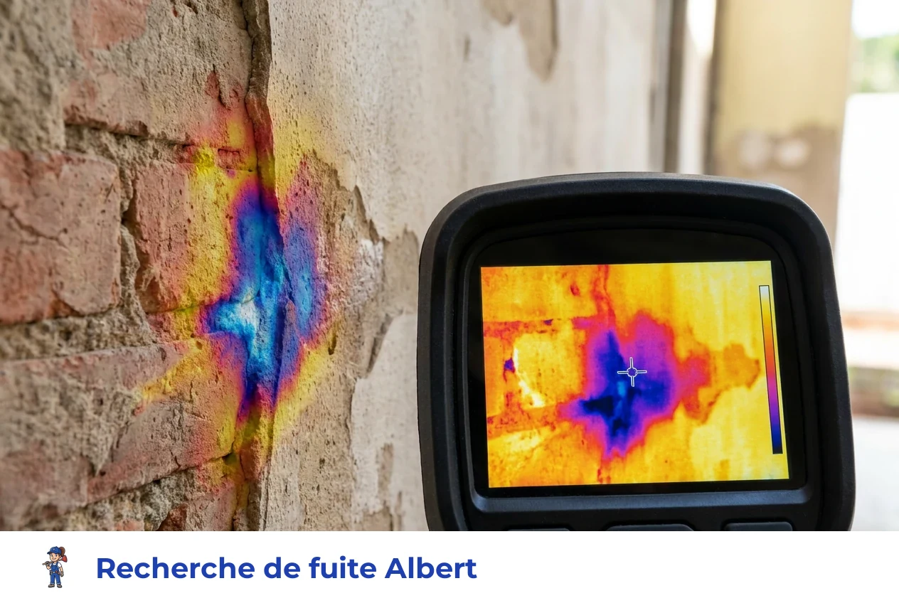 Recherche de fuite à Albert