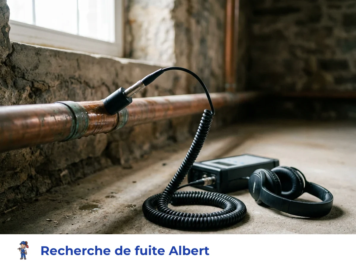 Recherche de fuite à Albert
