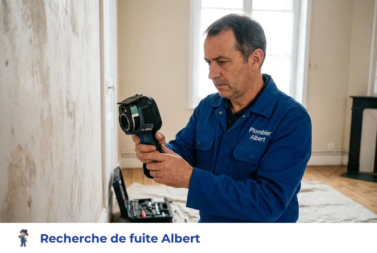 Recherche de fuite à Albert