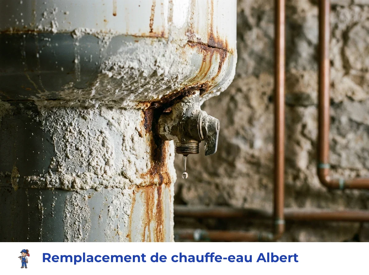 Remplacement de chauffe-eau à Albert
