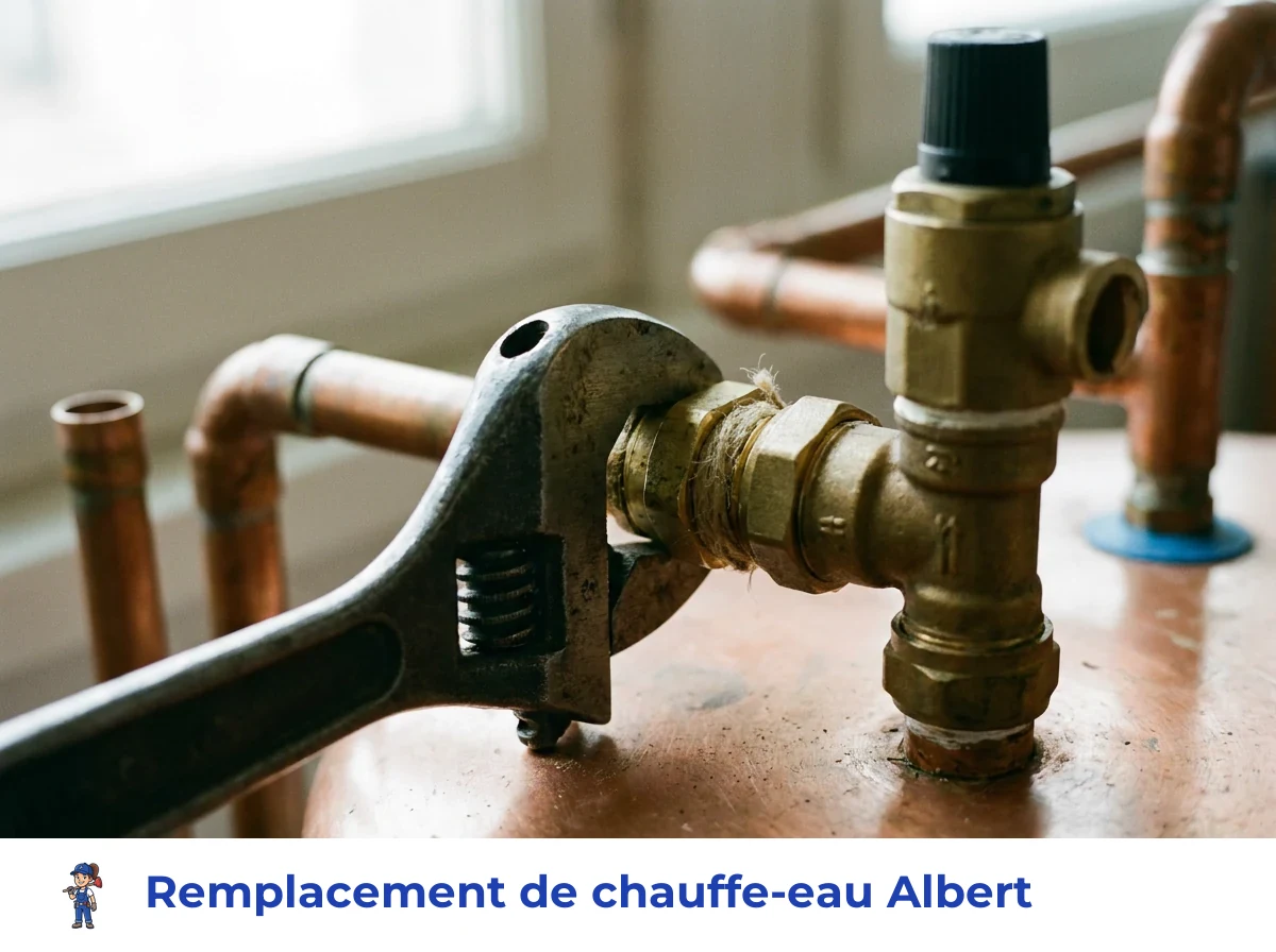 Remplacement de chauffe-eau à Albert