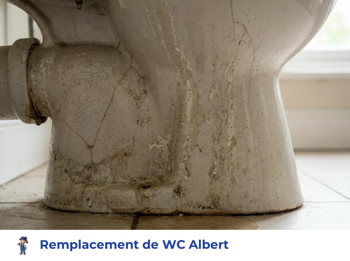 Remplacement de WC à Albert
