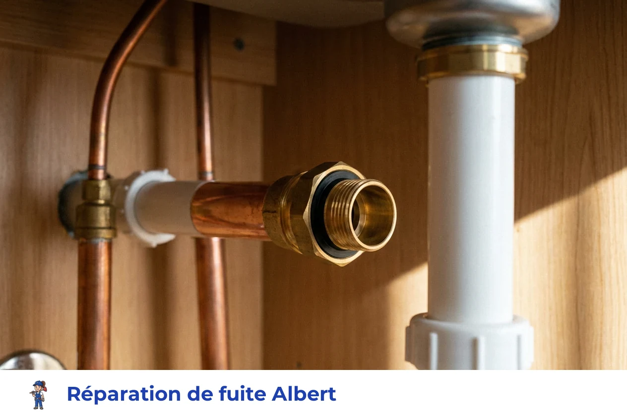 Réparation de fuite à Albert