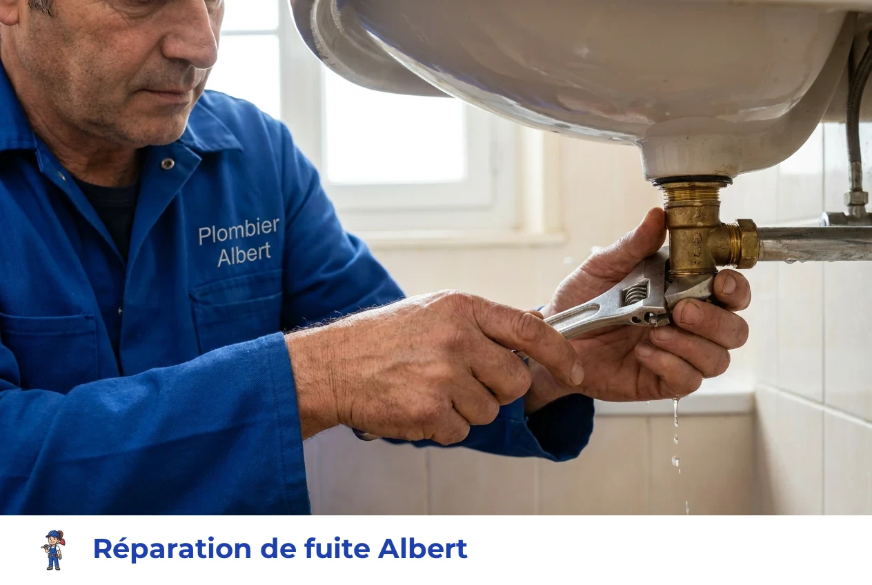 Réparation de fuite à Albert